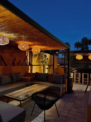 Terrace/patio - Riad Sanae - Breakfast included - 5 rooms - Heated pool - Rooftop (Marrakesh)