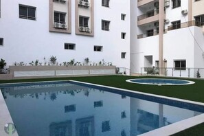 Pool - Elegant S+1 with sea view between Hammamet & Nabeul - Residence with swimming pool (Nabeul‎)