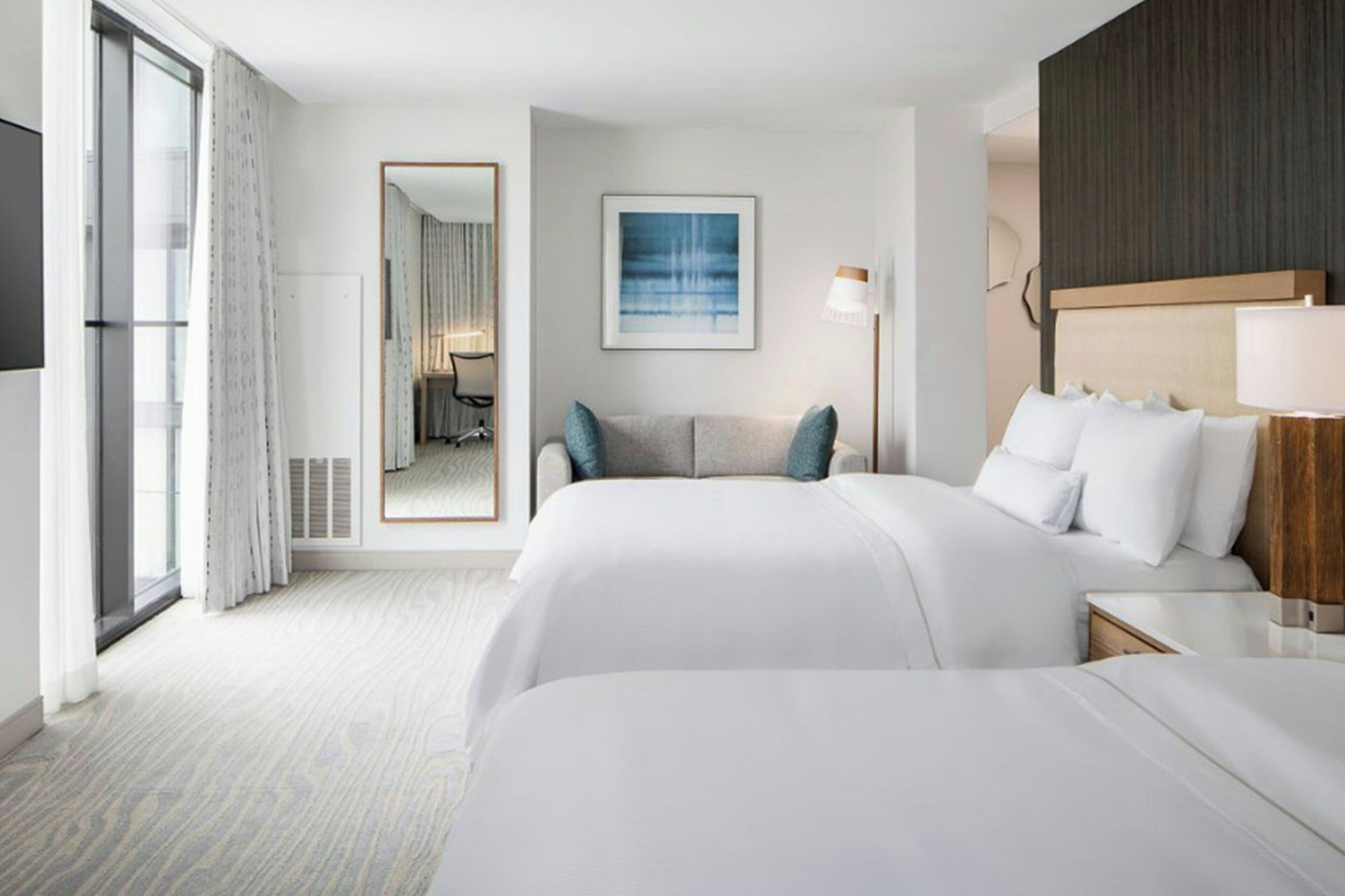 Biancheria da letto di alta qualità, una cassaforte in camera