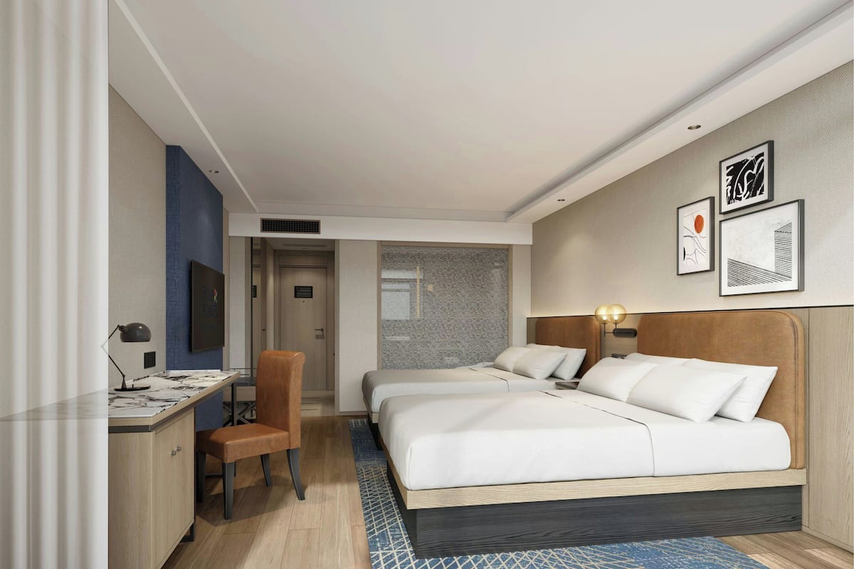 Habitación superior, 2 camas individuales (view)