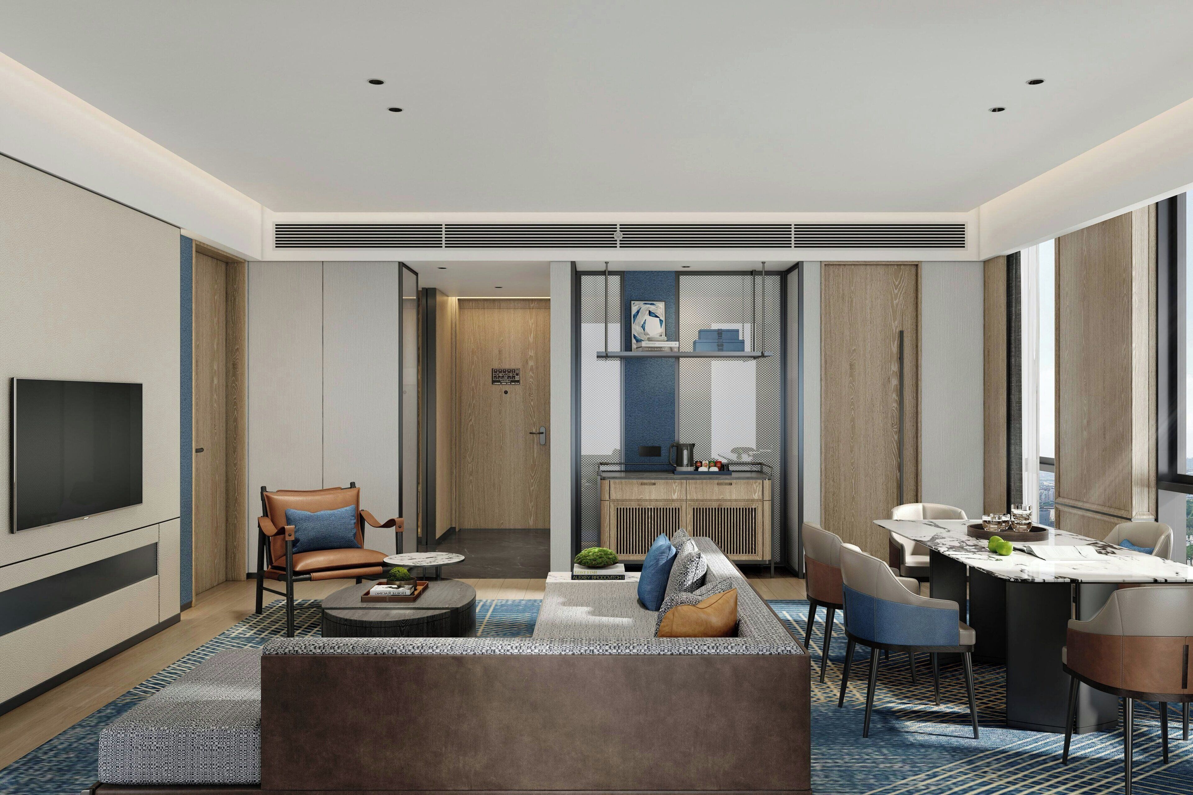 55-tums LCD-tv med kabelkanaler