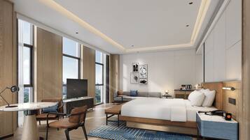 Habitación superior, 1 cama de matrimonio grande, vistas a la ciudad | Vistas desde la habitación