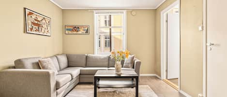 Appartement, balcon, vue ville