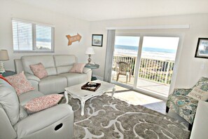 TV - St Augustine Beach & Tennis Club 409-Three Bedroom Oceanfront Condo (St. Augustine)