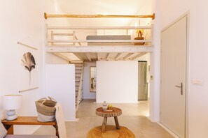 King Suite with Balcony and Sea View | Laptop workspace, blackout curtains, iron/ironing board, free WiFi - Elysium by With-Inn Mykonos Suites (Mykonos)