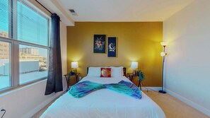 1 chambre, bureau, fer et planche à repasser, Wi-Fi gratuit