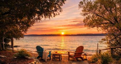 New Torch Family Lodge | Pvt Acres, Trails + Lk Access