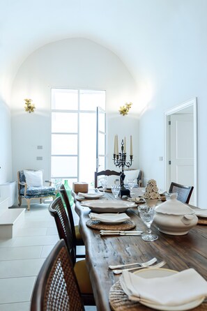 Dining - Holiday Home 'Nardo - Piano Terra' with Shared Terrace, Wi-Fi and Air Conditioning (Nardò)