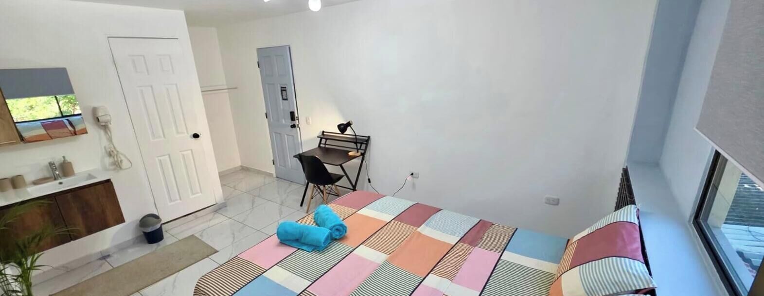 Desk, iron/ironing board, free WiFi, bed sheets