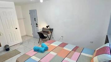 Desk, iron/ironing board, free WiFi, bed sheets