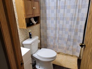 Towels, soap, toilet paper