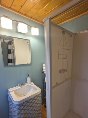 Serviettes fournies, papier toilette