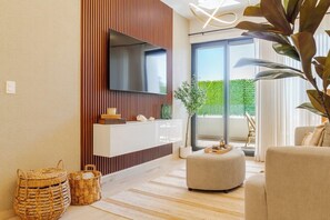 TV, offices - Arena Blanca 203 Downtown La Paz Luxury Condo (La Paz)