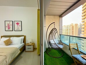 Apartment, 1 Bedroom, Non Smoking, City View | Iron/ironing board, free WiFi - 35 OFF in Top View Studio in Marina (Dubai)
