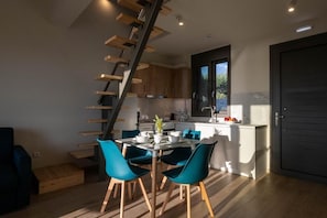 Suite, Balcony, Sea View | Dining - A V Luxury Apartments with Private Pools (Kalamata)