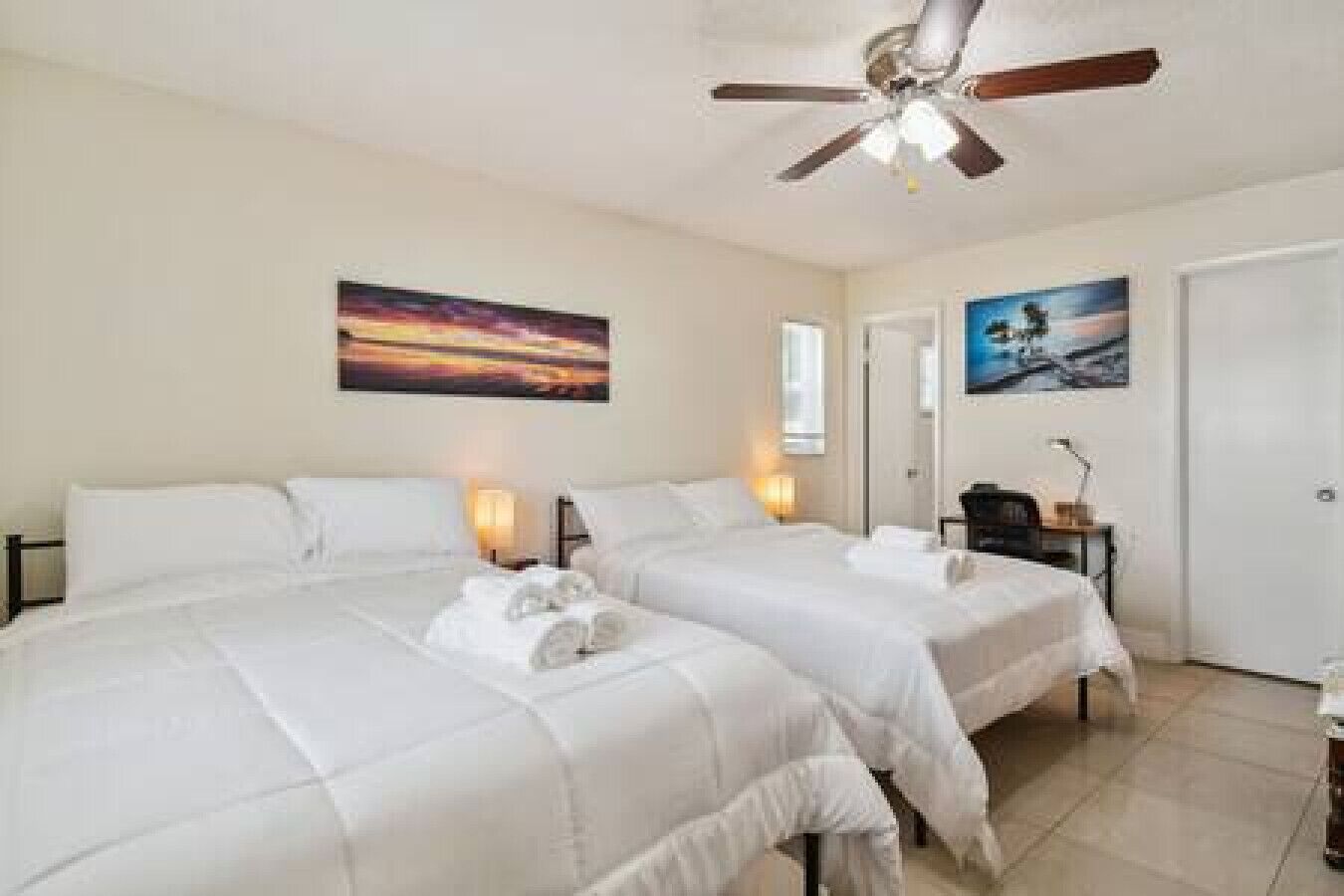 Desk, iron/ironing board, travel cot, WiFi