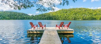 Grand chalet bord de lac