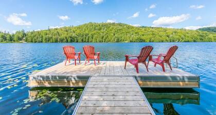 Avec son quai privé sur le lac