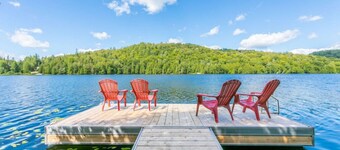 Avec son quai privé sur le lac