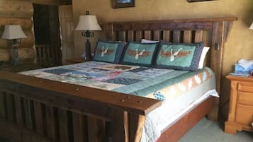 Hytte – deluxe, utsikt mot innsjø | Strykejern/-brett og wi-fi (inkludert)