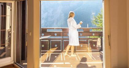 Private Whole-Hotel in Saas-Fee 360 Alpine Views, Sauna & Hot Tub