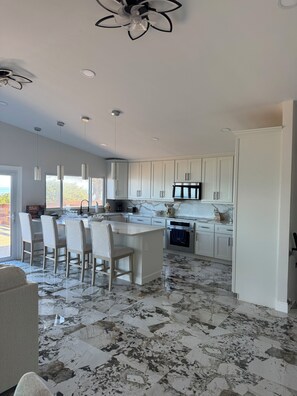 Private kitchen - Private Beach & Ocean Views! Modern 2 bedroom house in Melbourne Beach, FL (Melbourne Beach)