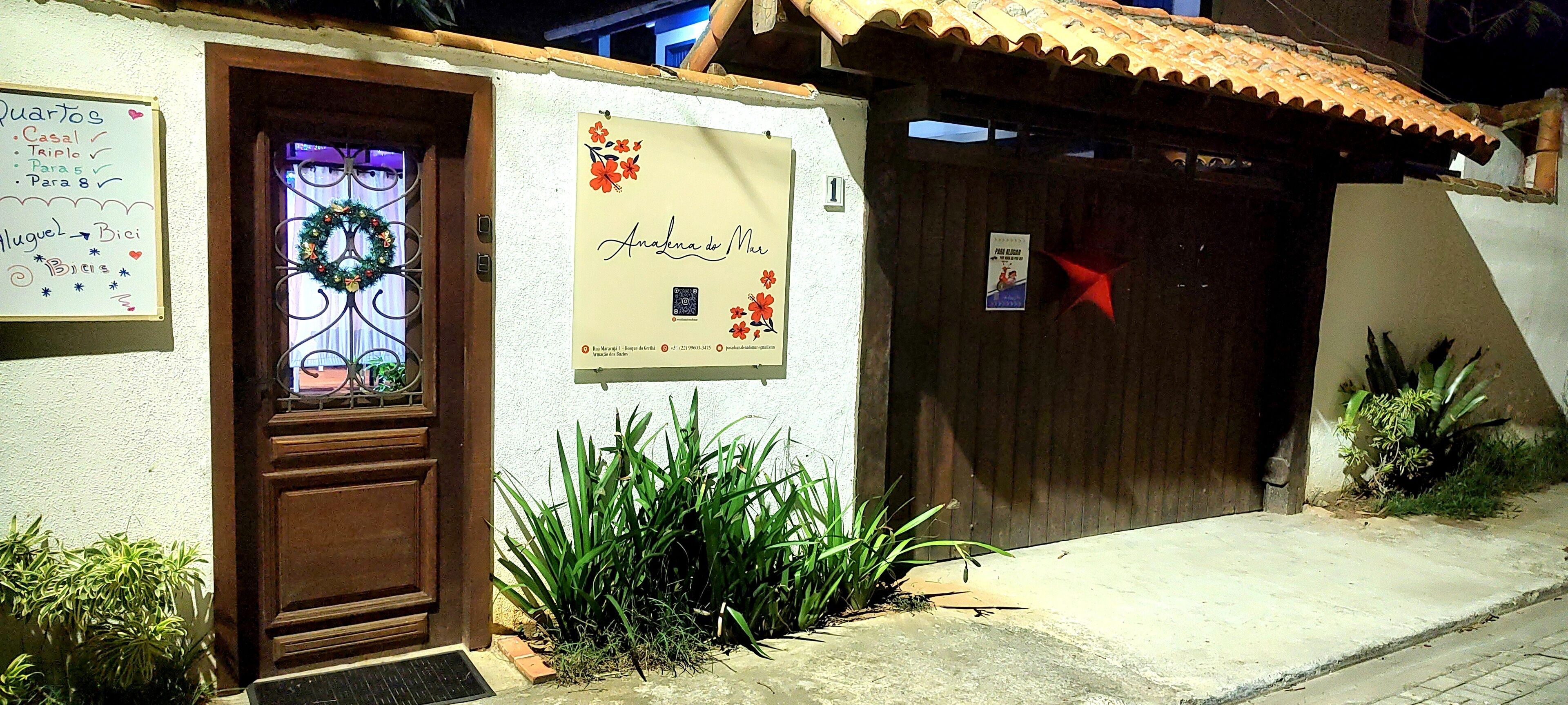 Fassade der Unterkunft