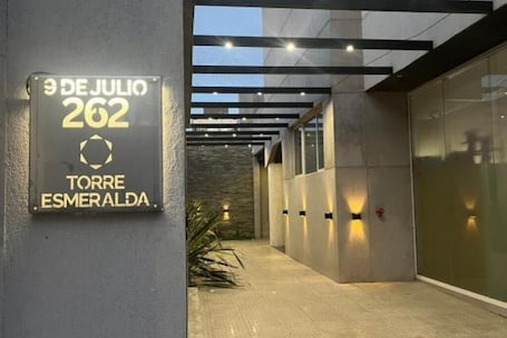 Exterior detail. Welcome to Esmeralda Apart