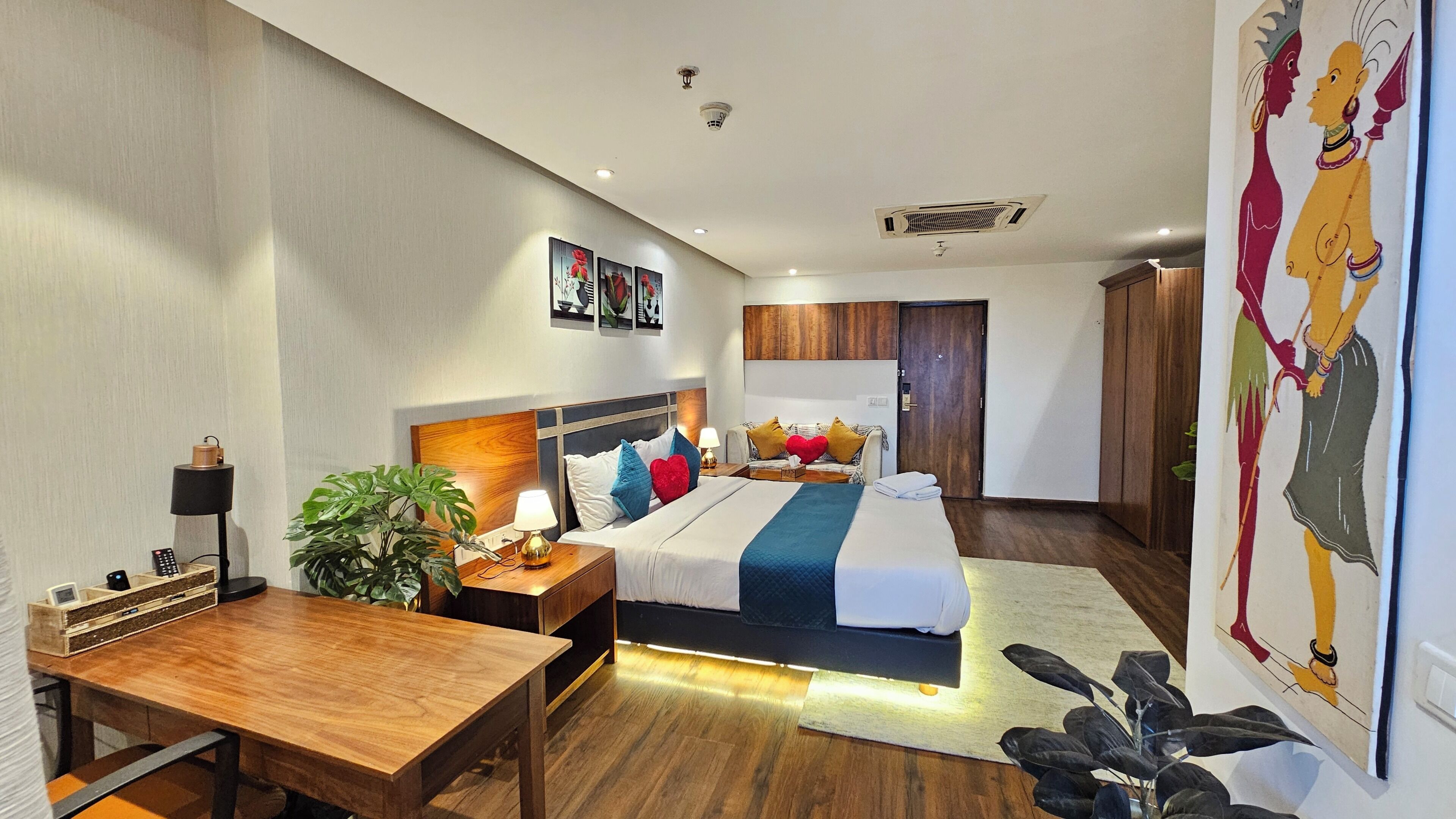 1 makuuhuone, silitysrauta/-lauta, Wi-Fi, vuodevaatteet