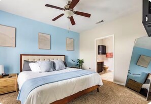 2 quartos, ferros/tábuas de passar roupa, Wi-Fi, roupa de cama