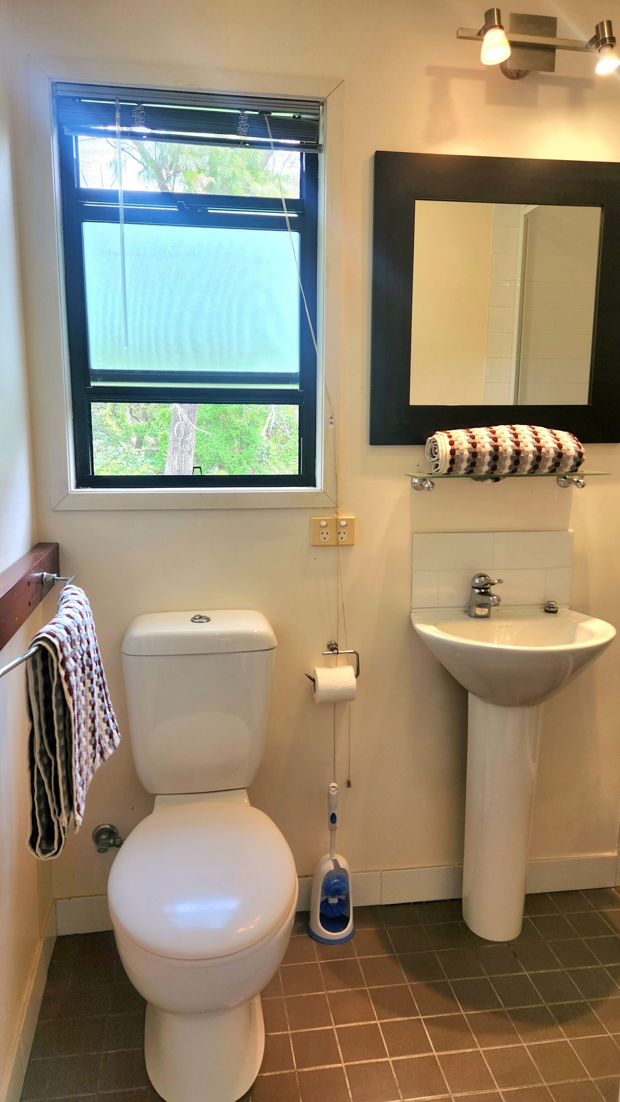 Towels, soap, toilet paper