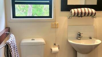 Towels, soap, toilet paper