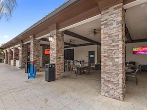 Outdoor dining - Enchanted Palms Villa 7BR w Private Pool (Davenport)
