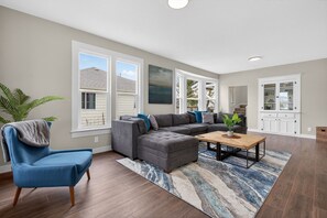 Living area - Where Game Nights Meet Beach Days! Sleeps 12 (Tillamook)