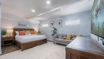 5 dormitorios, tabla de planchar con plancha, wifi y ropa de cama