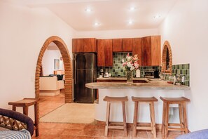 Private kitchen - Casa Roja · Whole Home with Pool, Terrace & Palapa · Local Sayulita (Sayulita)