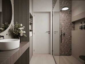 Shower, hair dryer, towels - Villa Loparia by Adriatic Luxury Villas (Lopar)