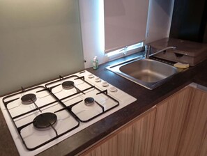 Private kitchen - 3-bedroom mobile home/ direct beach (Saint-Hilaire-de-Riez)