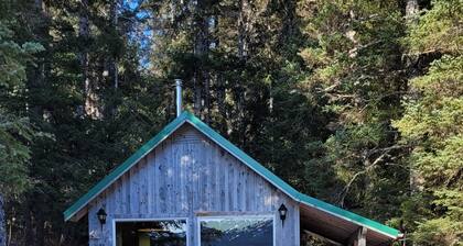 Remote Alaska cabin, located in the Kachemak Bay Park area of Tutka Bay.