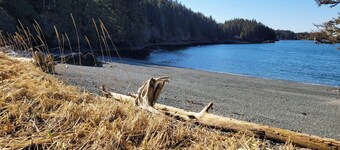 Remote Alaska cabin, located in the Kachemak Bay Park area of Tutka Bay.