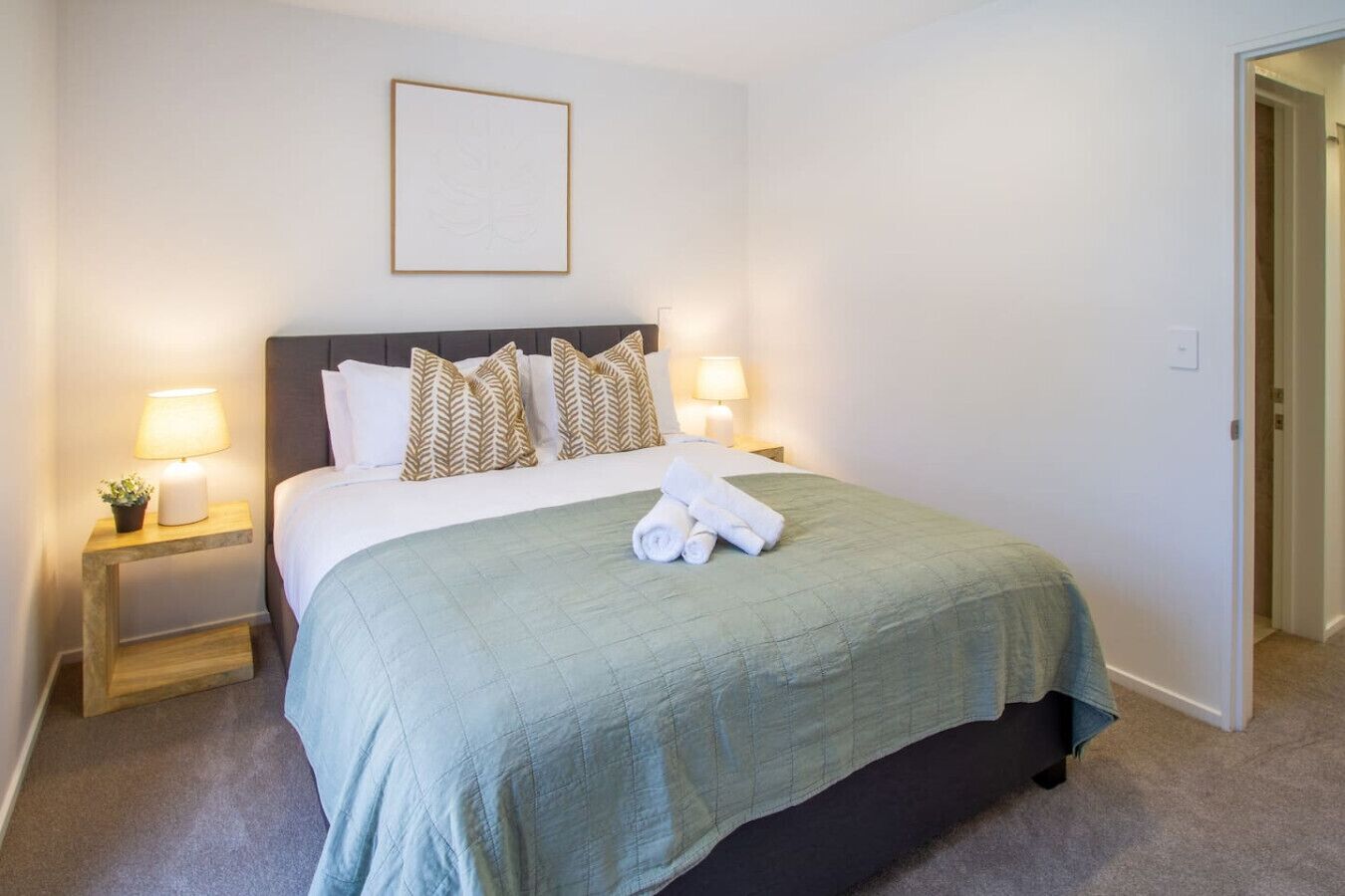 Iron/ironing board, travel crib, WiFi, bed sheets