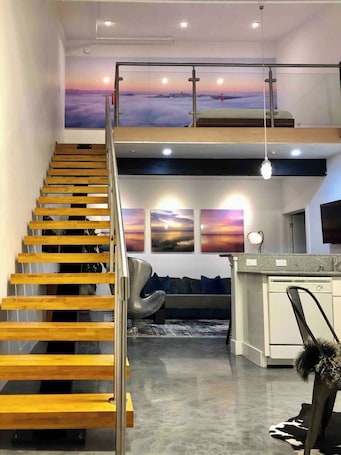 Interior. Stylish 2 bed loft apartment.