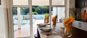 A six-person home with a private pool in the village of Biscoitos