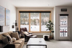 TV, fireplace - Lakefront Keystone Escape | Near Slopes & Trails (Keystone)