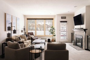 TV, fireplace - Lakefront Keystone Escape | Near Slopes & Trails (Keystone)