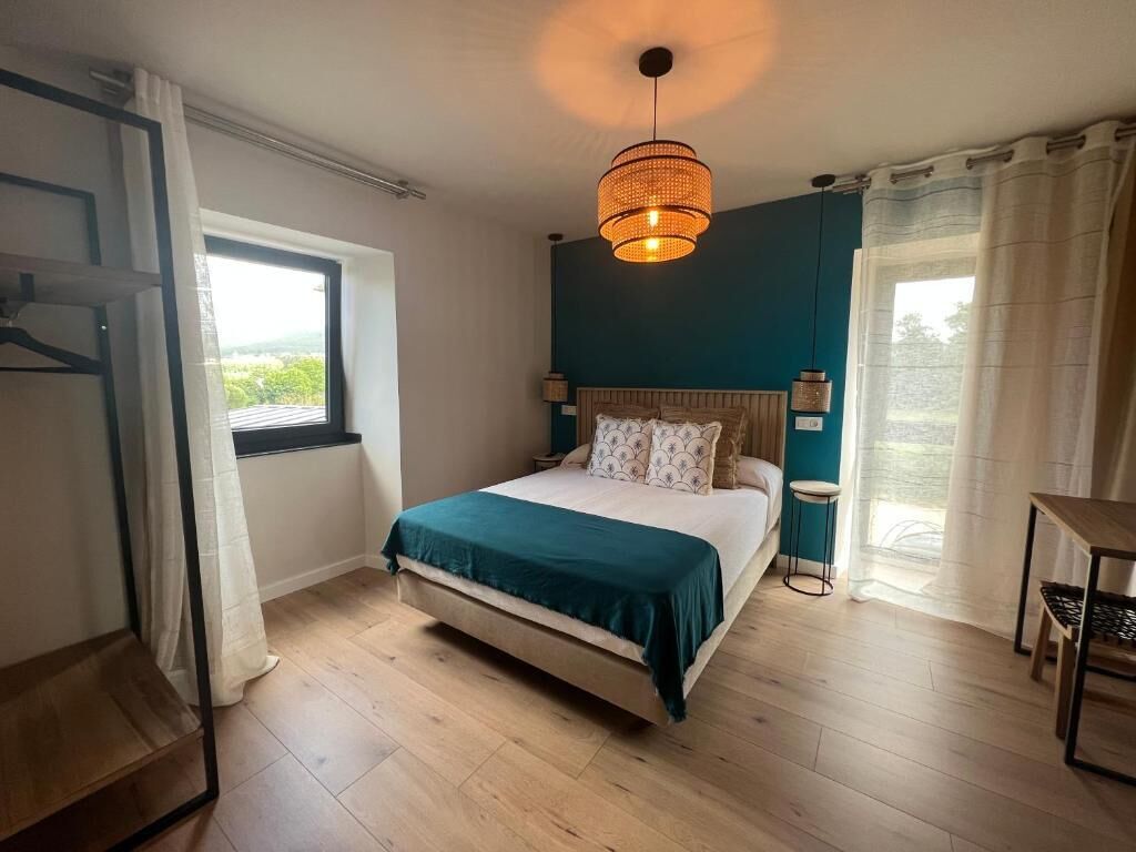 Chambre Double, vue jardin | Bureau, Wi-Fi gratuit