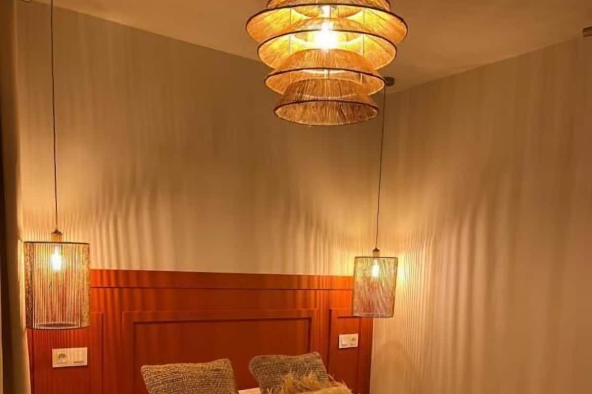 Chambre Double, vue jardin | Bureau, Wi-Fi gratuit