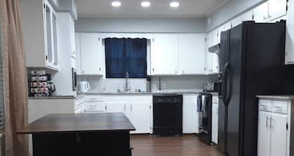 2 bedroom home with truck and trailer parking. Safe and secluded.