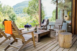 Terrace/patio - Private cabin in the Pucon forest (Pucon)