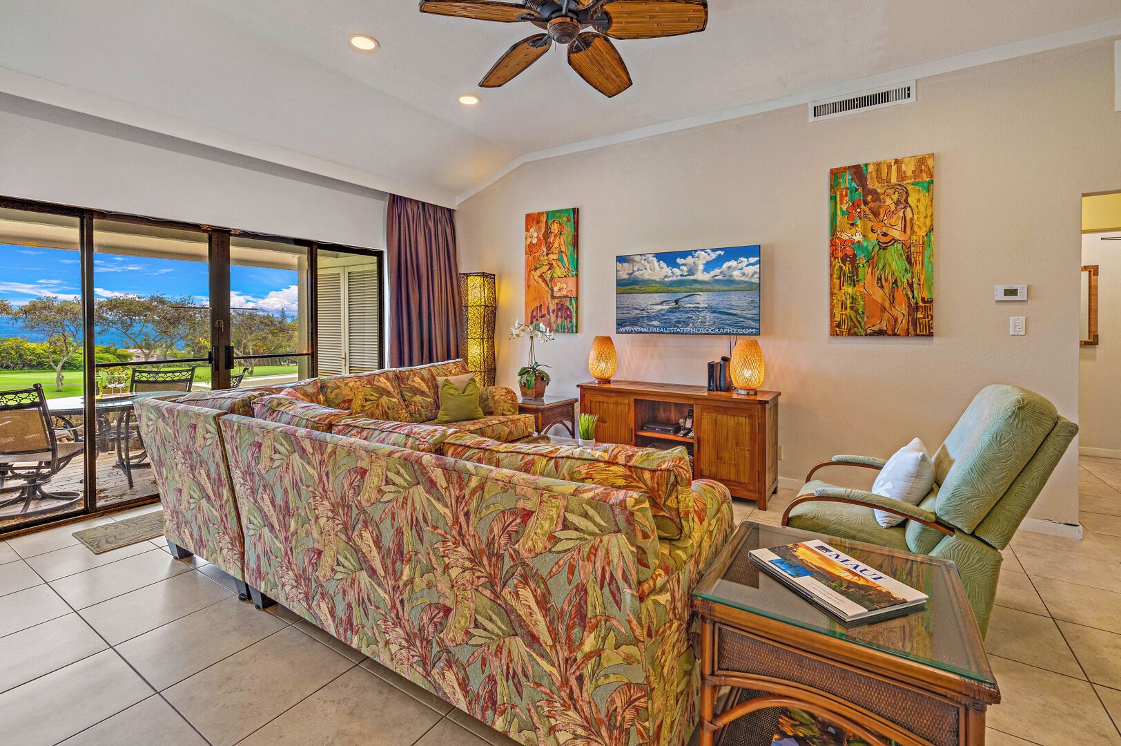 Smart TV, DVD player, books